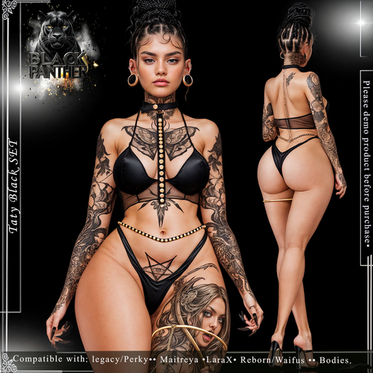 ::Black Panther:: TATY Set -  Box