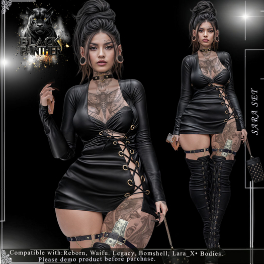 ::Black Panther::Sara Set -  Box