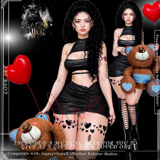 ::Black Panther:: Love Set -  Box