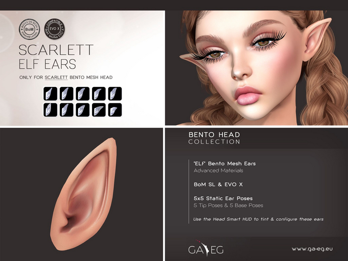 [GA.EG] Scarlett Bento Elf Ears