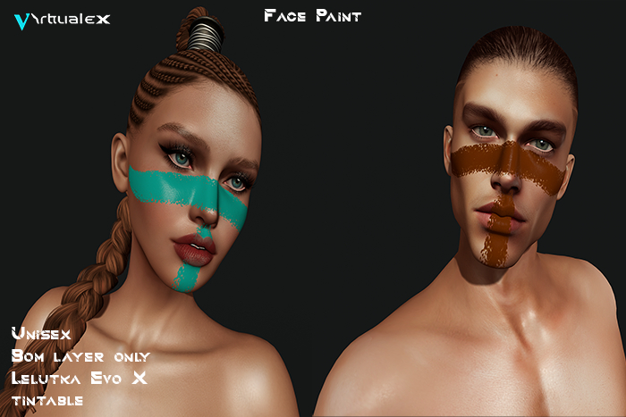 Virtualex tattoo - Face Paint