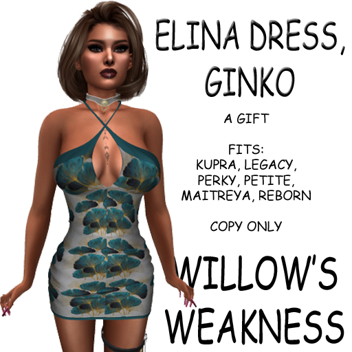 ELINA DRESS, GINKO BOX - A GIFT