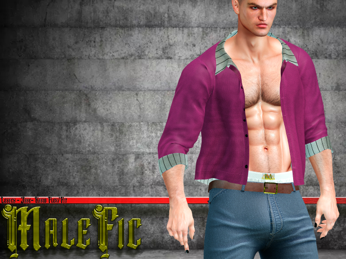 !!MaleFic Cartoon Shirt - Pink