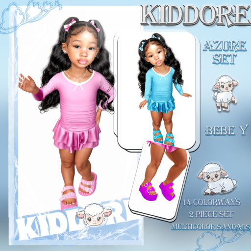 K.D.p~Azure Tops bubblegum