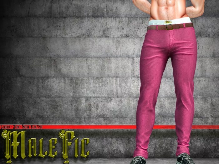 !!MaleFic Cartoon Pants - Pink