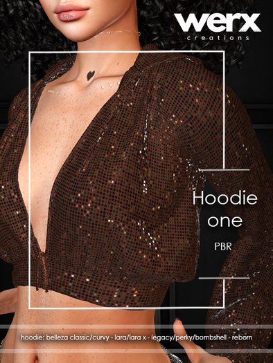 WERX Crop Hoodie (PBR) 1