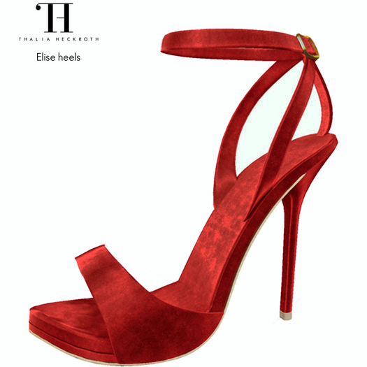 -Thalia Heckroth- Elise sandals (MAITREYA) ROUGE