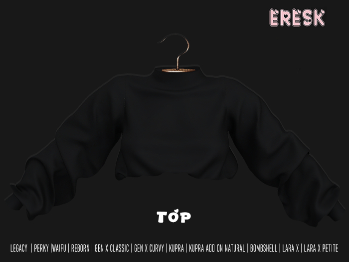 Eresk :: Ranilla  top  Black (ADD)