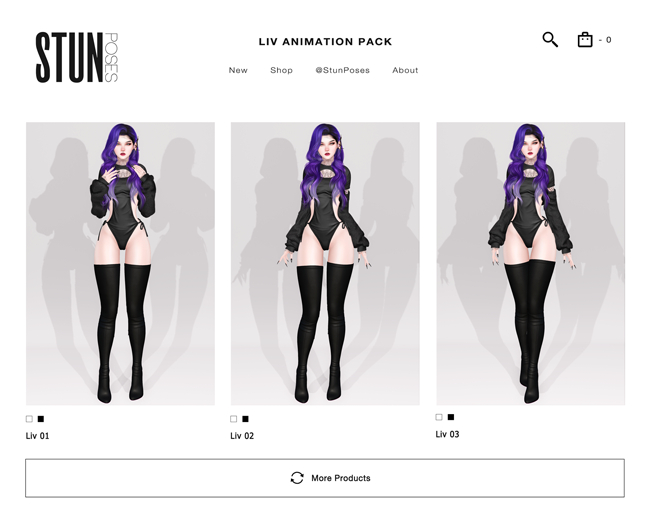 STUN - Anim Pack Collection Bento 'Liv' #71
