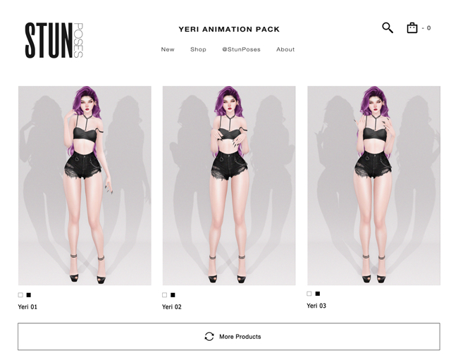 STUN - Anim Pack Collection Bento 'Yeri' #70