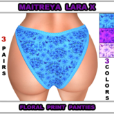 Becky Panties-Floral Print For Lara X Bodies