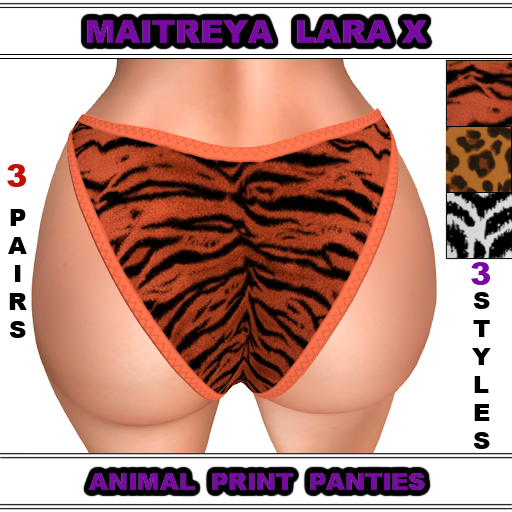 Becky Panties-Animal Print For Lara X Bodies