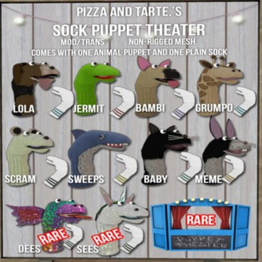 Pizza & Tarte. - Lola the Beagle Sock Puppet