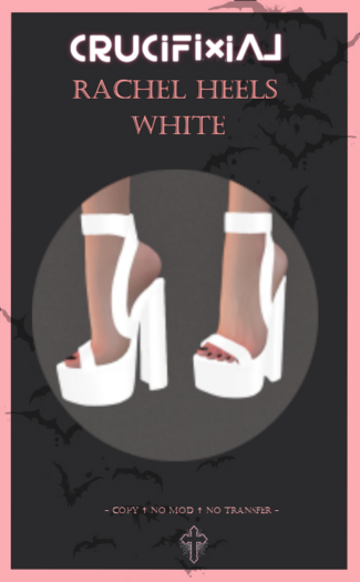 +CD+ Rachel heels white (boxed)