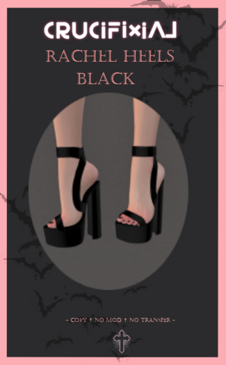 +CD+ Rachel heels Black (boxed)