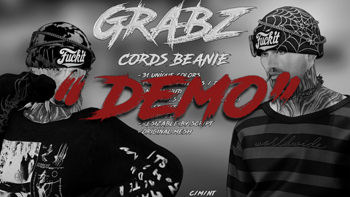 .GRABZ. ~Cords Beanie DEMO~