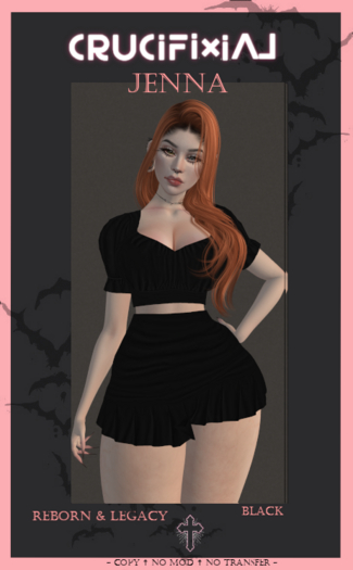 +CD+ Jenna  black (Boxed)