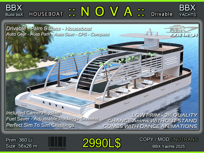Houseboat NOVA - New ! 