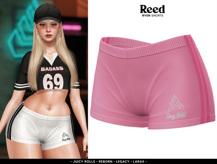 REED - RYEN SHORTS PINK