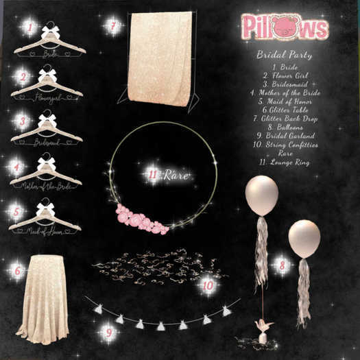 10. [P] Pillows, BP: String Confitties boxed