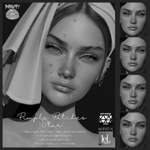 [POUT!] Pimple Patches - STAR- DEMO