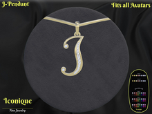 Pendant-Initials-J - Jewelry Box