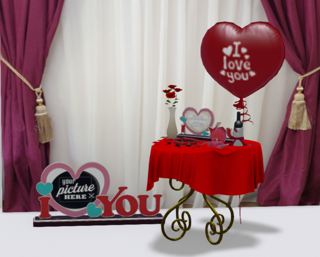 @MA@  I Love You Table