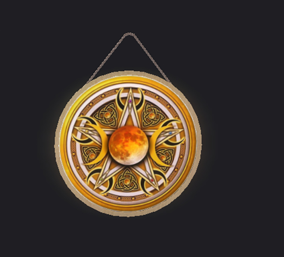 ~RKK~ Golden Moons Suncatcher