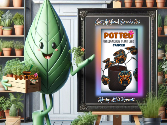 Potted: Philodendron Plant Seed: Cancer