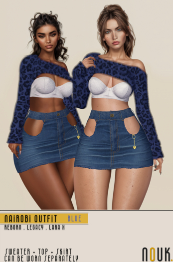 Nouk. Nairobi Outfit Blue