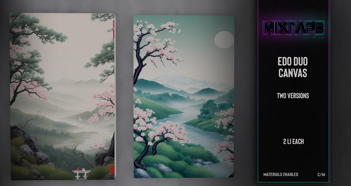 MIXTAPE Decor - edo duo canvas 