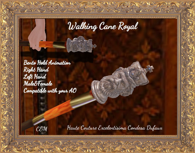 Walking Cane Royal (Wear)