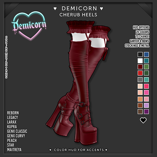 DEMICORN - CHERUB HEELS - No3