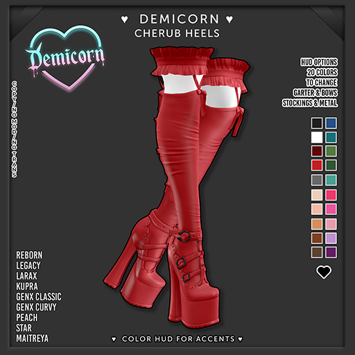 DEMICORN - CHERUB HEELS - No4