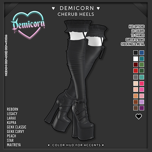 DEMICORN - CHERUB HEELS - No1