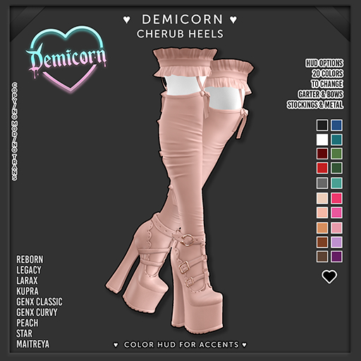 DEMICORN - CHERUB HEELS - No7