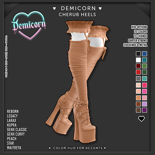 DEMICORN - CHERUB HEELS - No8