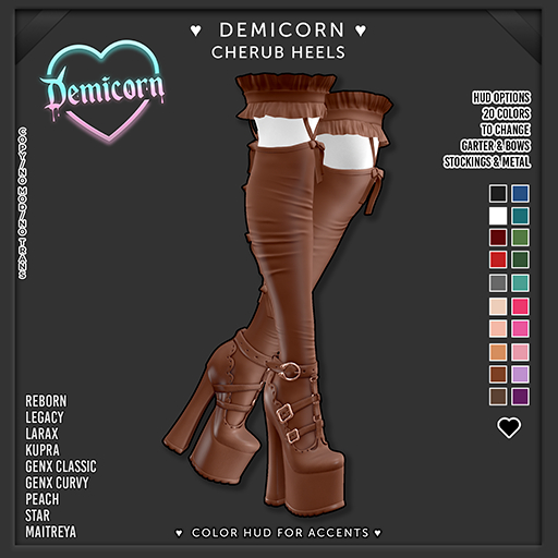 DEMICORN - CHERUB HEELS - No9