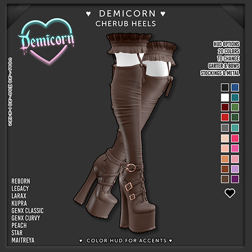 DEMICORN - CHERUB HEELS - No10