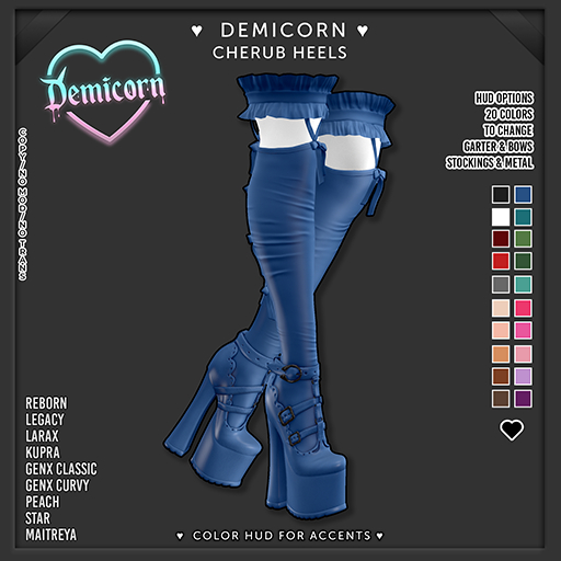DEMICORN - CHERUB HEELS - No11