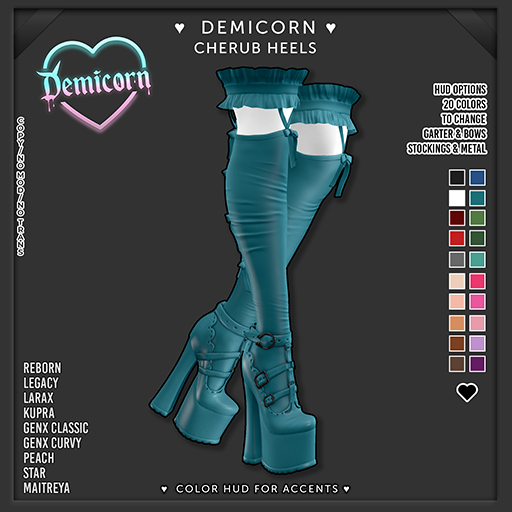 DEMICORN - CHERUB HEELS - No12