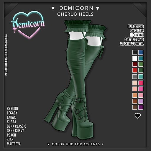 DEMICORN - CHERUB HEELS - No14