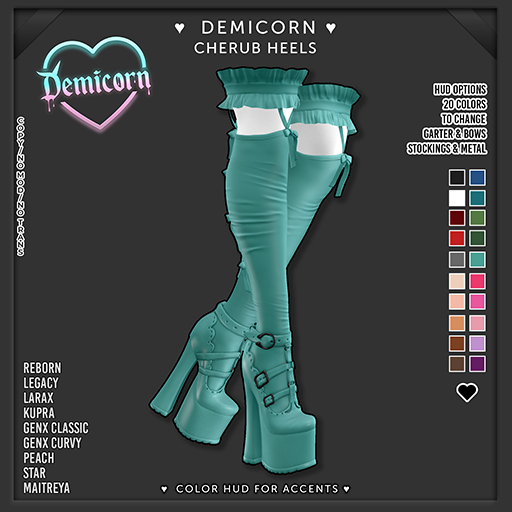 DEMICORN - CHERUB HEELS - No15