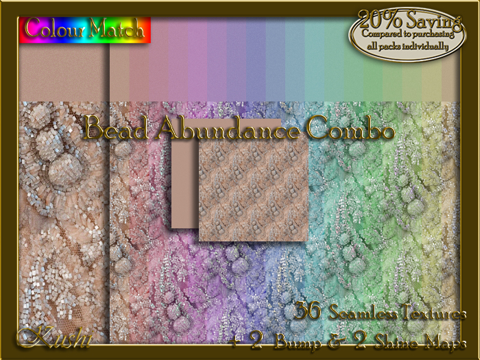 Bead Abundance COMBO Texture Bundle