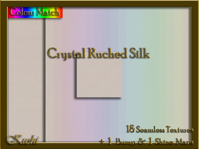 Crystal Ruched SILK Texture Pack