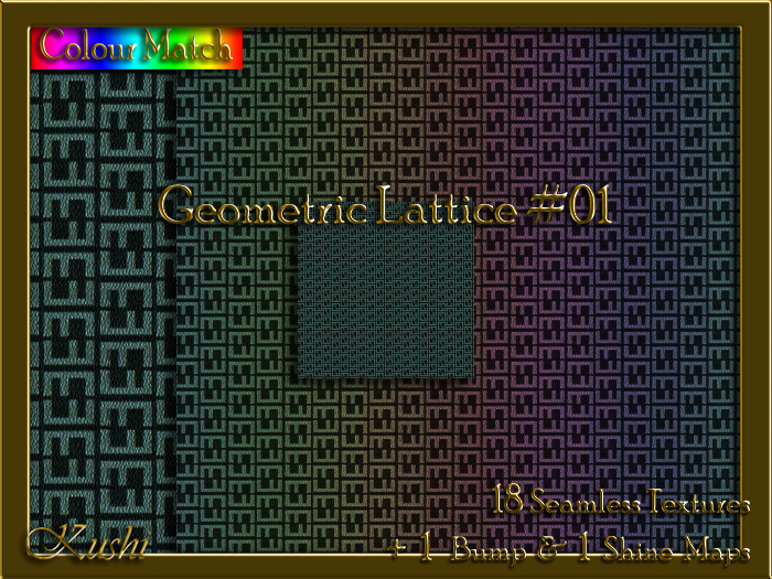 Geometric Lattice #01 Texture Pack