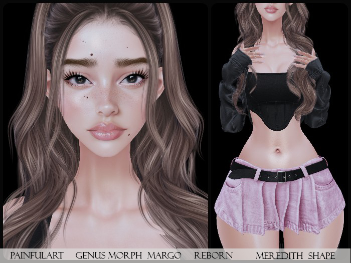 ~PAINFUL ART~ -  Meredith Shape -GENUS MORPH  Margo 