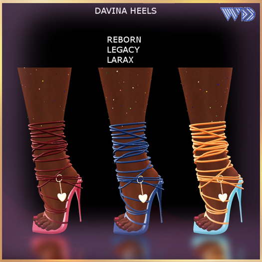 WAD DESIGNS DAVINA HEELS