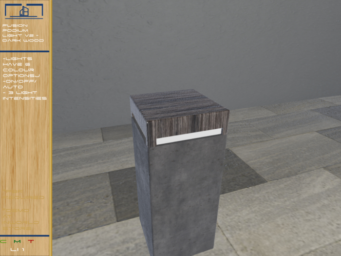 Fusion Podium Light V2 PBR - Chestnut