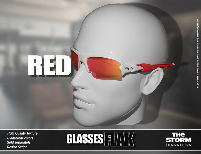 [TheSTORM] Glasses FLAK Red